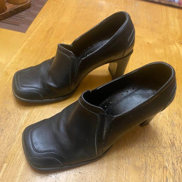 Vintage Square Toe Shoes Size 36 5/$25 - Picture 4 of 8